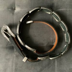 Vintage American Indian Silver Belt